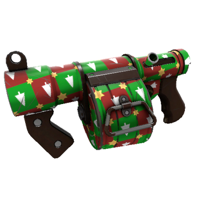 Strange Gifting Mann's Wrapping Paper Stickybomb Launcher (Minimal Wear)