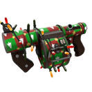 Strange Festivized Gifting Mann's Wrapping Paper Stickybomb Launcher (Field-Tested)