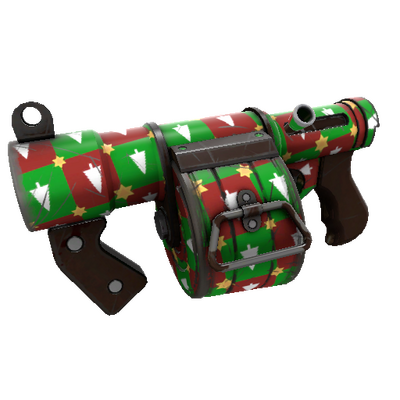 Strange Gifting Mann's Wrapping Paper Stickybomb Launcher (Field-Tested)