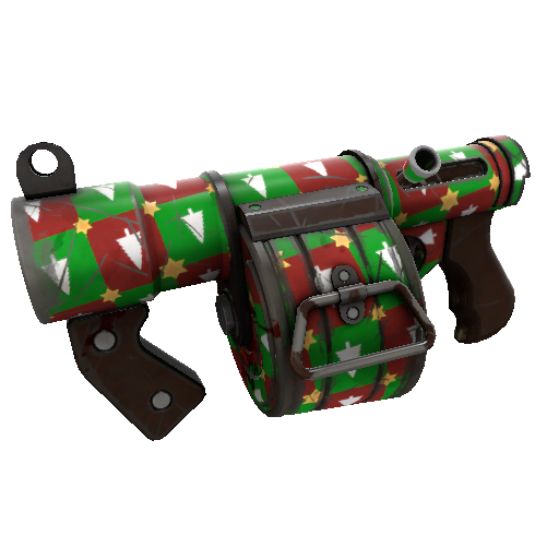 Strange Gifting Mann's Wrapping Paper Stickybomb Launcher (Well-Worn)