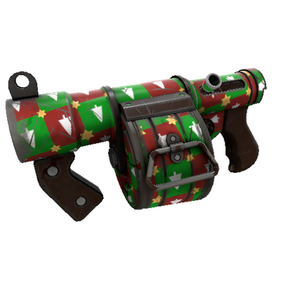 Strange Gifting Mann's Wrapping Paper Stickybomb Launcher (Well-Worn)