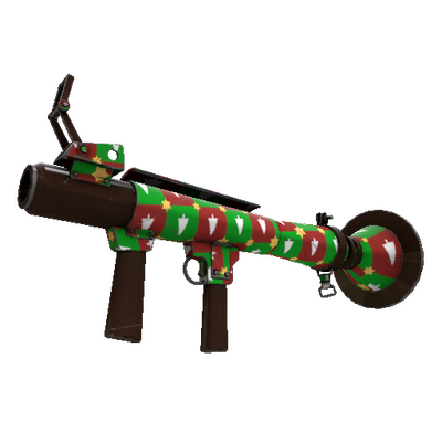 Strange Gifting Mann's Wrapping Paper Rocket Launcher (Minimal Wear)