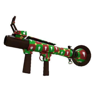 Unusual Professional Killstreak Gifting Mann's Wrapping Paper Rocket Launcher (Factory New)