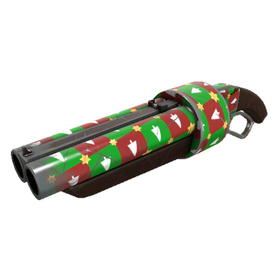 Unusual Specialized Killstreak Gifting Mann's Wrapping Paper Scattergun (Field-Tested)