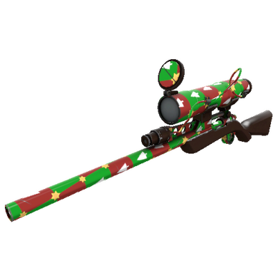 Strange Gifting Mann's Wrapping Paper Sniper Rifle (Minimal Wear)