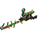 Strange Unusual Festivized Specialized Killstreak Gifting Mann's Wrapping Paper Sniper Rifle (Field-Tested)