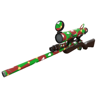 Strange Gifting Mann's Wrapping Paper Sniper Rifle (Field-Tested)