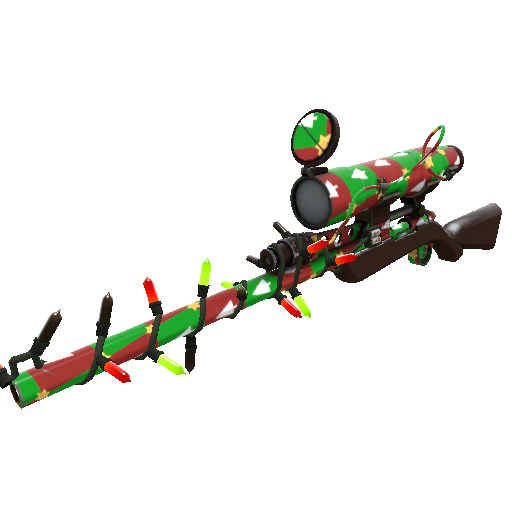Festivized Gifting Mann's Wrapping Paper Sniper Rifle (Minimal Wear)