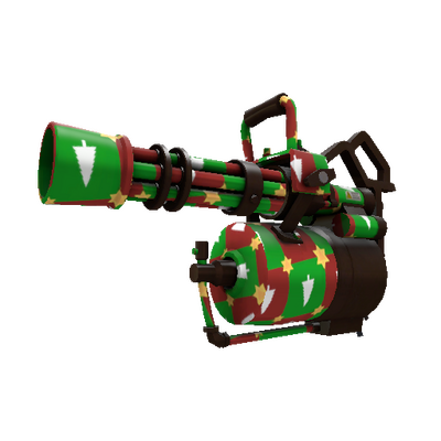 Unusual Specialized Killstreak Gifting Mann's Wrapping Paper Minigun (Factory New)