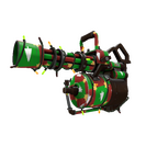Unusual Festivized Gifting Mann's Wrapping Paper Minigun (Minimal Wear)