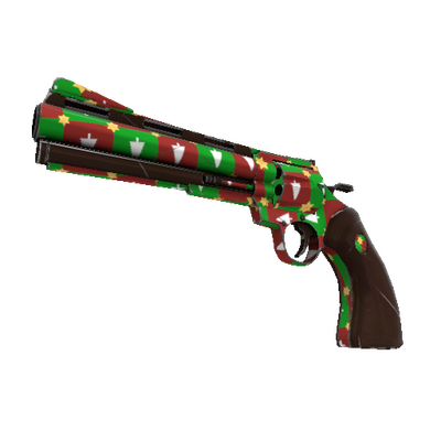 Strange Gifting Mann's Wrapping Paper Revolver (Minimal Wear)