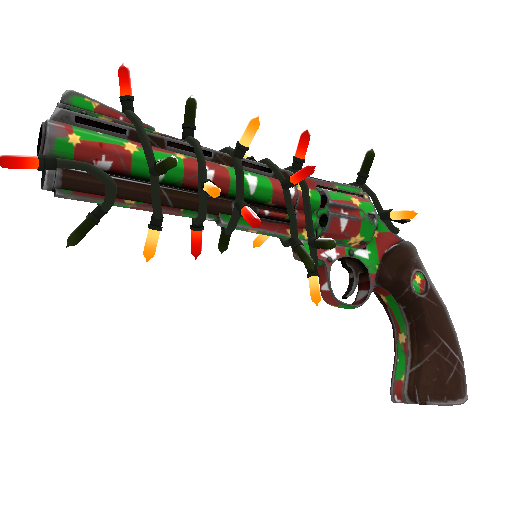 Festivized Gifting Mann's Wrapping Paper Revolver (Field-Tested)