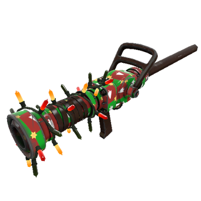 Strange Festivized Gifting Mann's Wrapping Paper Medi Gun (Field-Tested)