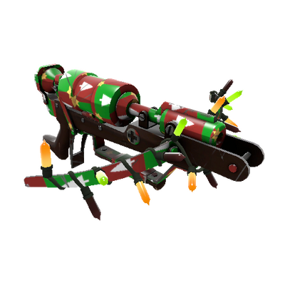 Unusual Festivized Professional Killstreak Gifting Mann's Wrapping Paper Crusader's Crossbow (Field-Tested)