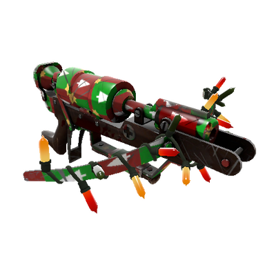Strange Festivized Gifting Mann's Wrapping Paper Crusader's Crossbow (Battle Scarred)