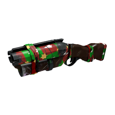 Strange Gifting Mann's Wrapping Paper Soda Popper (Well-Worn)