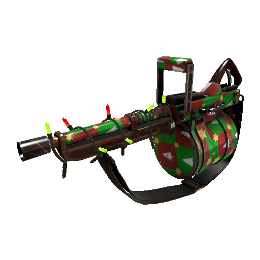 Strange Festivized Gifting Mann's Wrapping Paper Tomislav (Battle Scarred)
