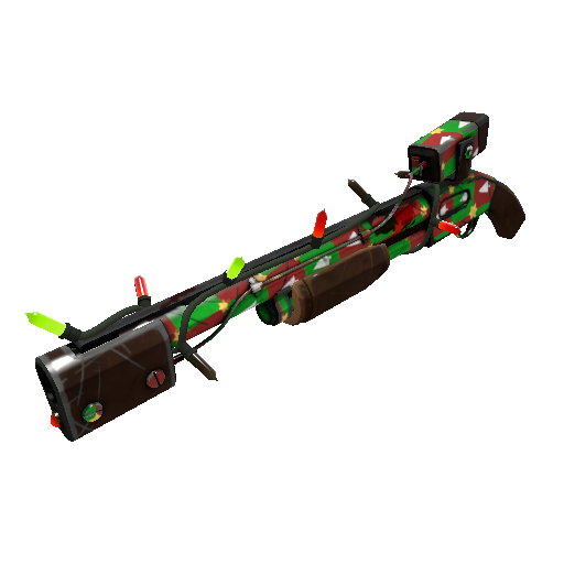 Unusual Festivized Professional Killstreak Gifting Mann's Wrapping Paper Rescue Ranger (Well-Worn)