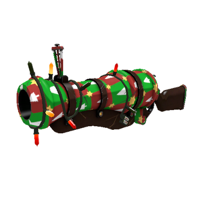 Strange Festivized Gifting Mann's Wrapping Paper Loose Cannon (Minimal Wear)