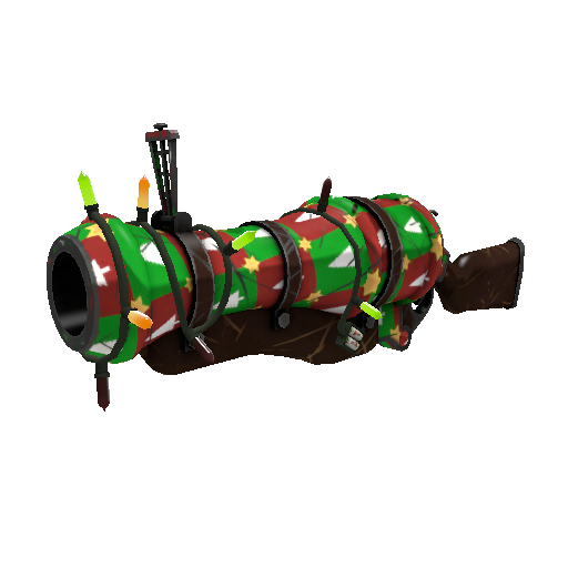 Strange Festivized Killstreak Gifting Mann's Wrapping Paper Loose Cannon (Well-Worn)