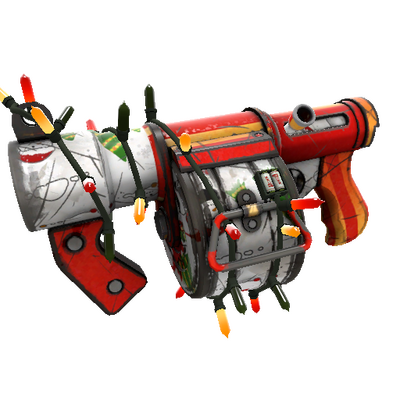 Strange Unusual Festivized Professional Killstreak Snow Globalization Stickybomb Launcher (Well-Worn)