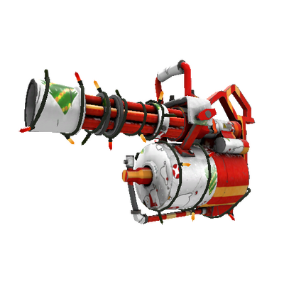 Strange Unusual Festivized Professional Killstreak Snow Globalization Minigun (Minimal Wear)