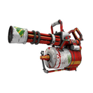 Unusual Snow Globalization Minigun (Battle Scarred)