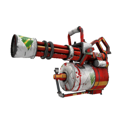 Strange Snow Globalization Minigun (Battle Scarred)