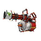 Strange Festivized Snow Globalization Minigun (Well-Worn)