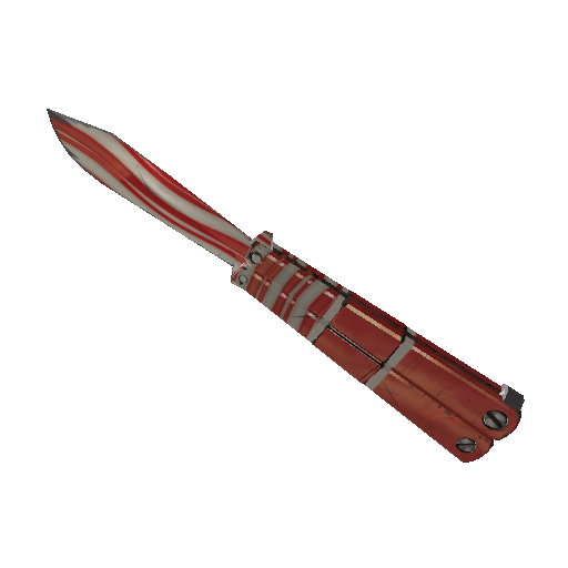 Strange Peppermint Swirl Knife (Minimal Wear)