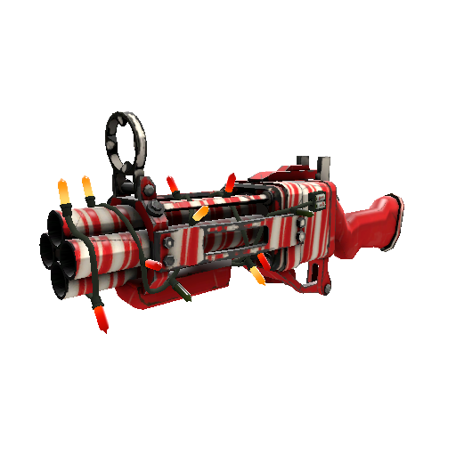 Strange Festivized Specialized Killstreak Peppermint Swirl Iron Bomber (Minimal Wear)