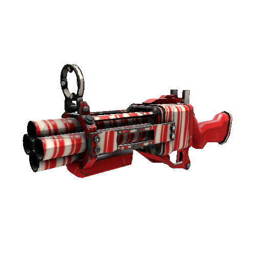Peppermint Swirl Iron Bomber (Minimal Wear)