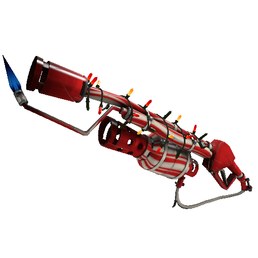Strange Festivized Specialized Killstreak Peppermint Swirl Flame Thrower (Minimal Wear)