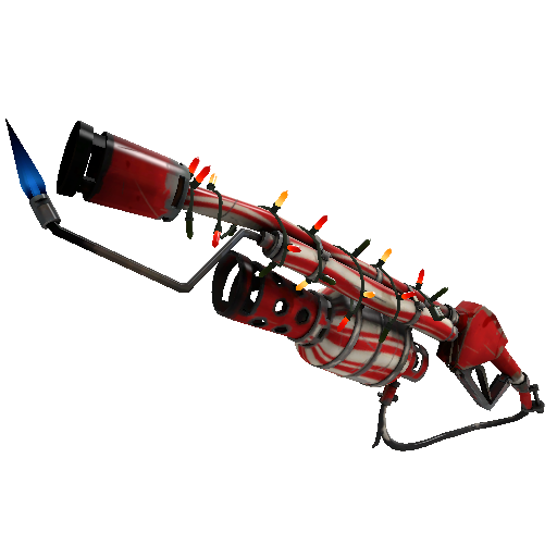Festivized Peppermint Swirl Flame Thrower (Well-Worn)