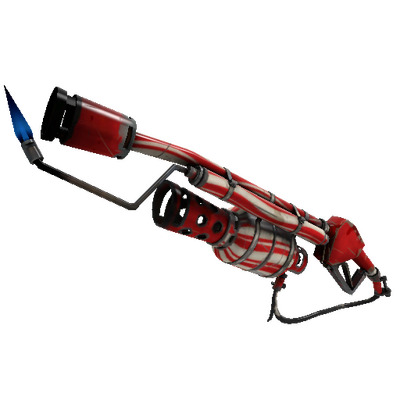 Peppermint Swirl Flame Thrower (Well-Worn)