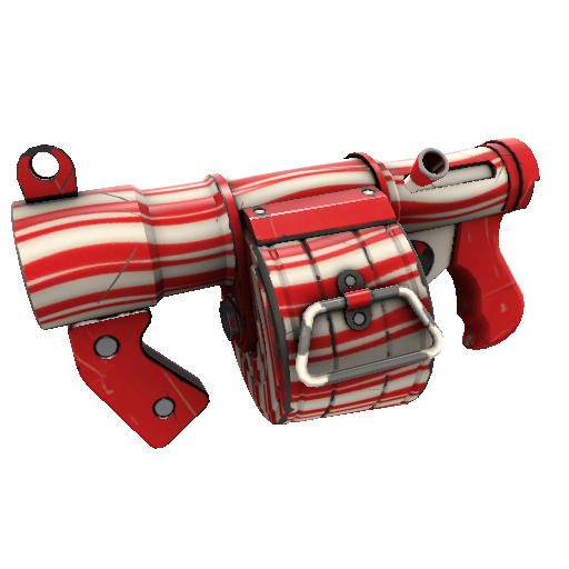Peppermint Swirl Stickybomb Launcher (Minimal Wear)