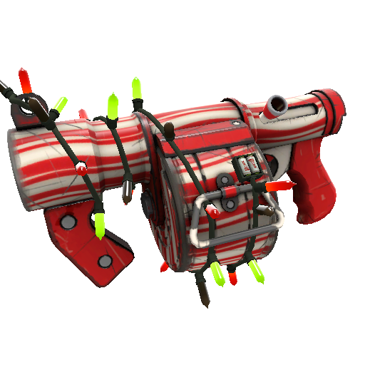Festivized Peppermint Swirl Stickybomb Launcher (Field-Tested)