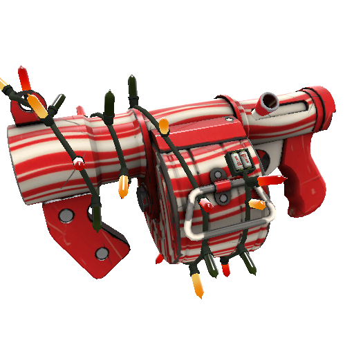 Strange Festivized Peppermint Swirl Stickybomb Launcher (Minimal Wear)