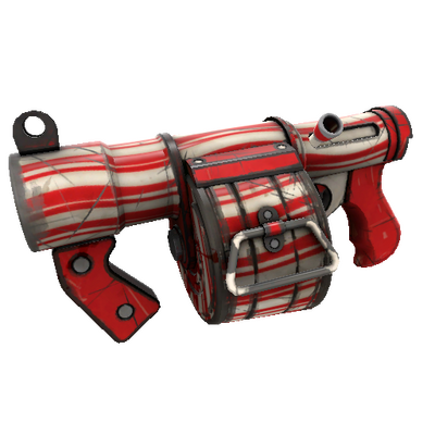 Unusual Professional Killstreak Peppermint Swirl Stickybomb Launcher (Well-Worn)