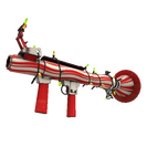 Unusual Festivized Professional Killstreak Peppermint Swirl Rocket Launcher (Minimal Wear)