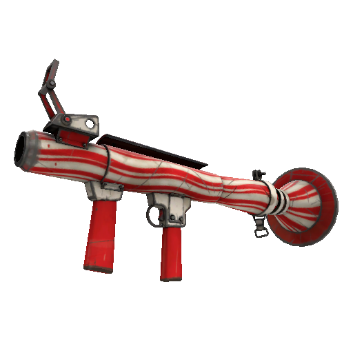 Peppermint Swirl Rocket Launcher (Well-Worn)