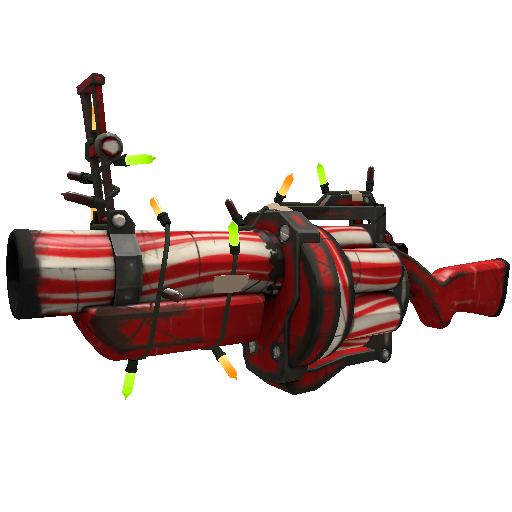 Festivized Killstreak Peppermint Swirl Grenade Launcher (Well-Worn)
