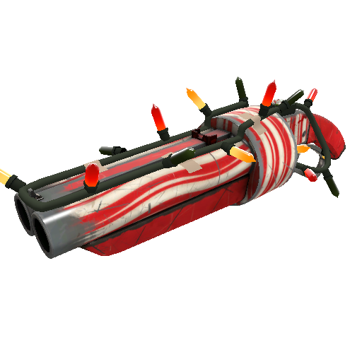 Strange Festivized Peppermint Swirl Scattergun (Well-Worn)