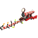 Strange Unusual Festivized Peppermint Swirl Sniper Rifle (Field-Tested)