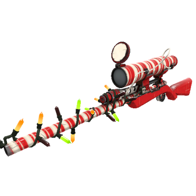 Strange Festivized Peppermint Swirl Sniper Rifle (Field-Tested)