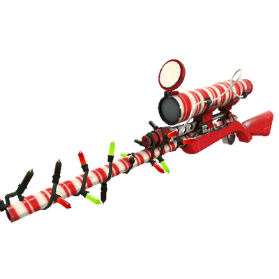 Strange Festivized Peppermint Swirl Sniper Rifle (Minimal Wear)