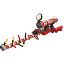 Strange Festivized Peppermint Swirl Sniper Rifle (Well-Worn)