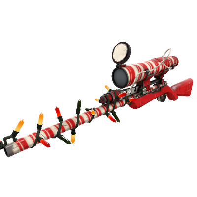 Strange Festivized Peppermint Swirl Sniper Rifle (Well-Worn)