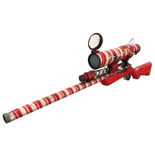 Strange Peppermint Swirl Sniper Rifle (Well-Worn)