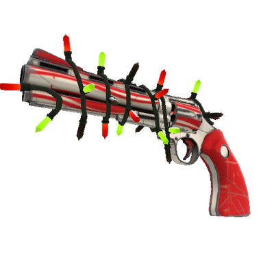 Unusual Festivized Peppermint Swirl Revolver (Field-Tested)